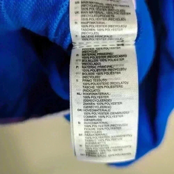 Adidas 1/2 zip pull over Cobalt blue with lilac trim retro colors size XL - Picture 13 of 13